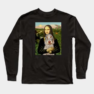 Mona Lisa and her Italian Spinone Long Sleeve T-Shirt